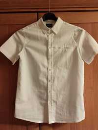 Biała koszula chłopięca z krótkim rękawem Coccodrillo 152