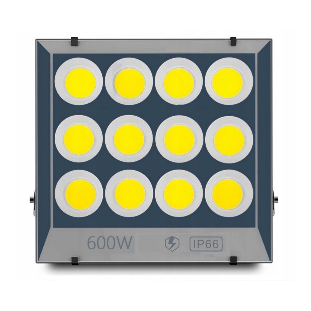 Halogen naświetlacz 600W LED IP66 dioda lampa magazynowa garażowa