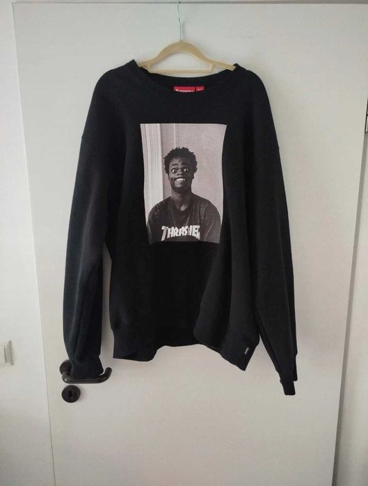 Cвитшот Supreme x Thrasher Crewneck Sweatshirt Black *