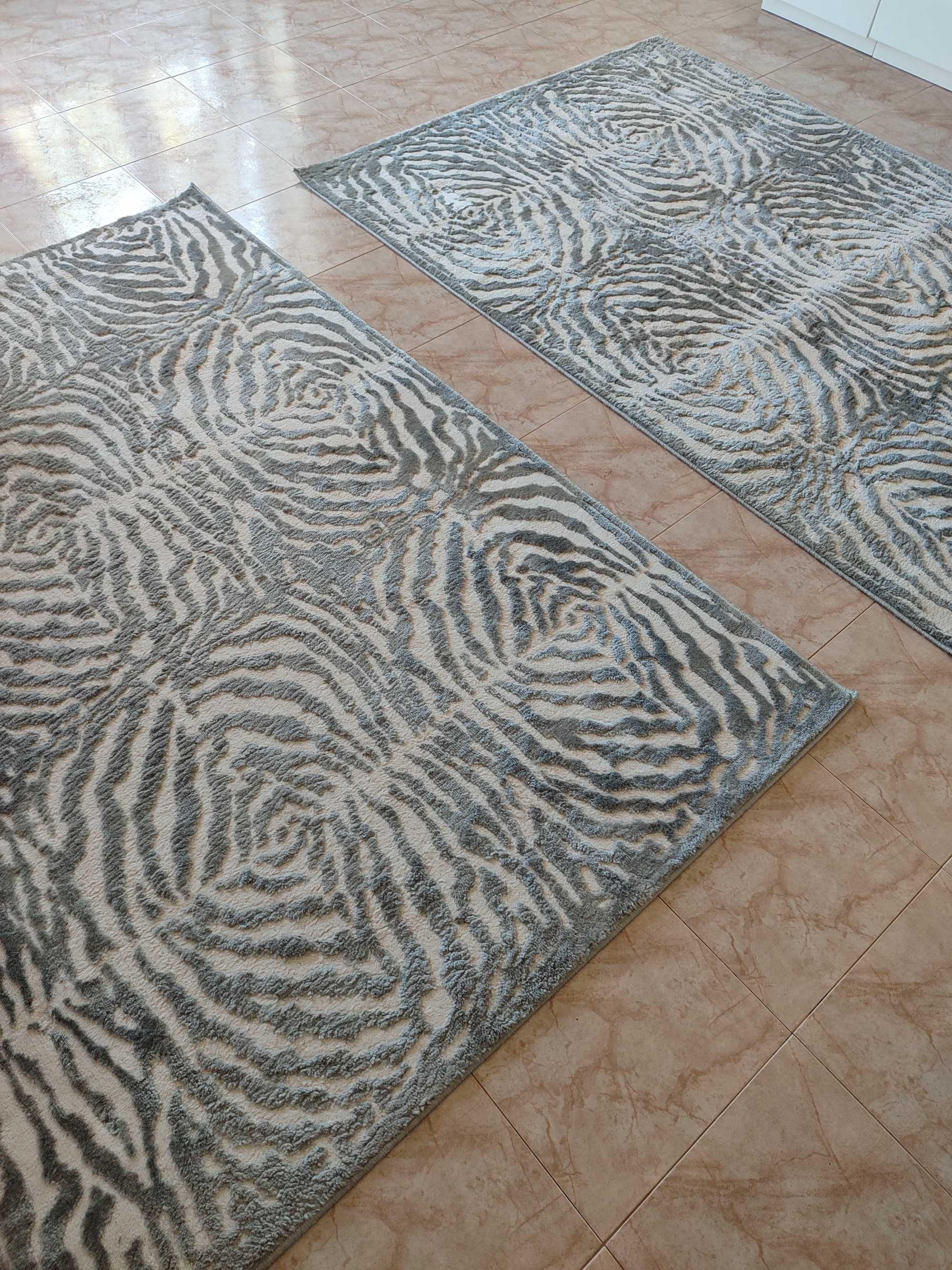 Carpetes de sala de estar em bom estado