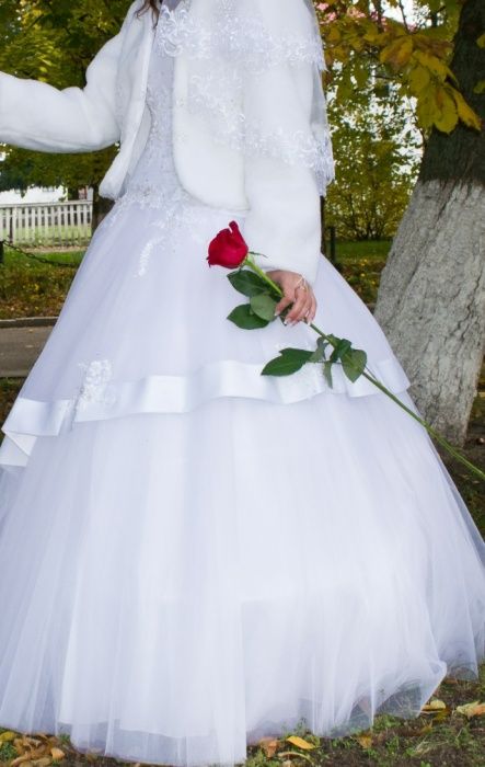 Нежное свадебное платье