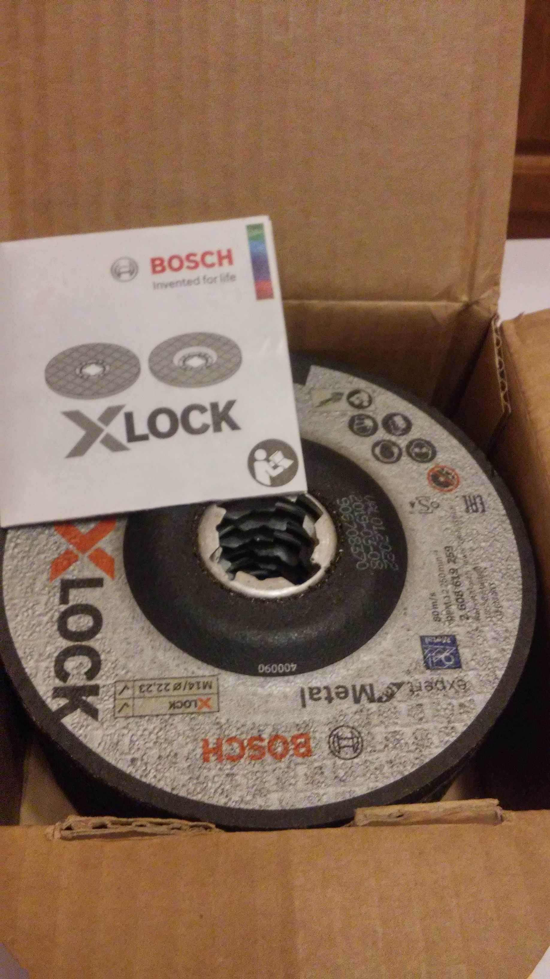 Круг зачисний, по металу Bosch X-LOCK 125