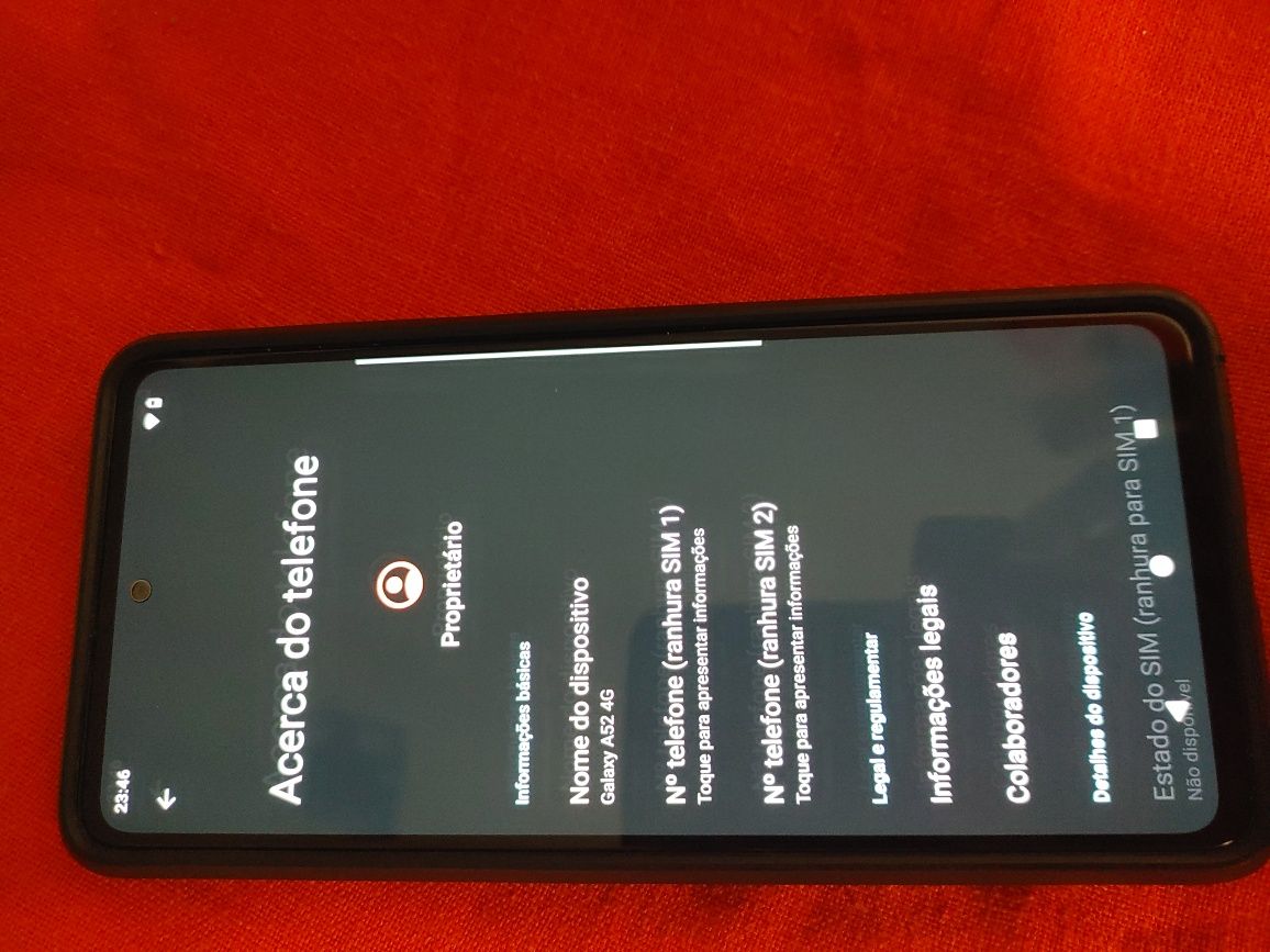 Smartphone Samsung a52. 128gb e 6gbram. Android 14