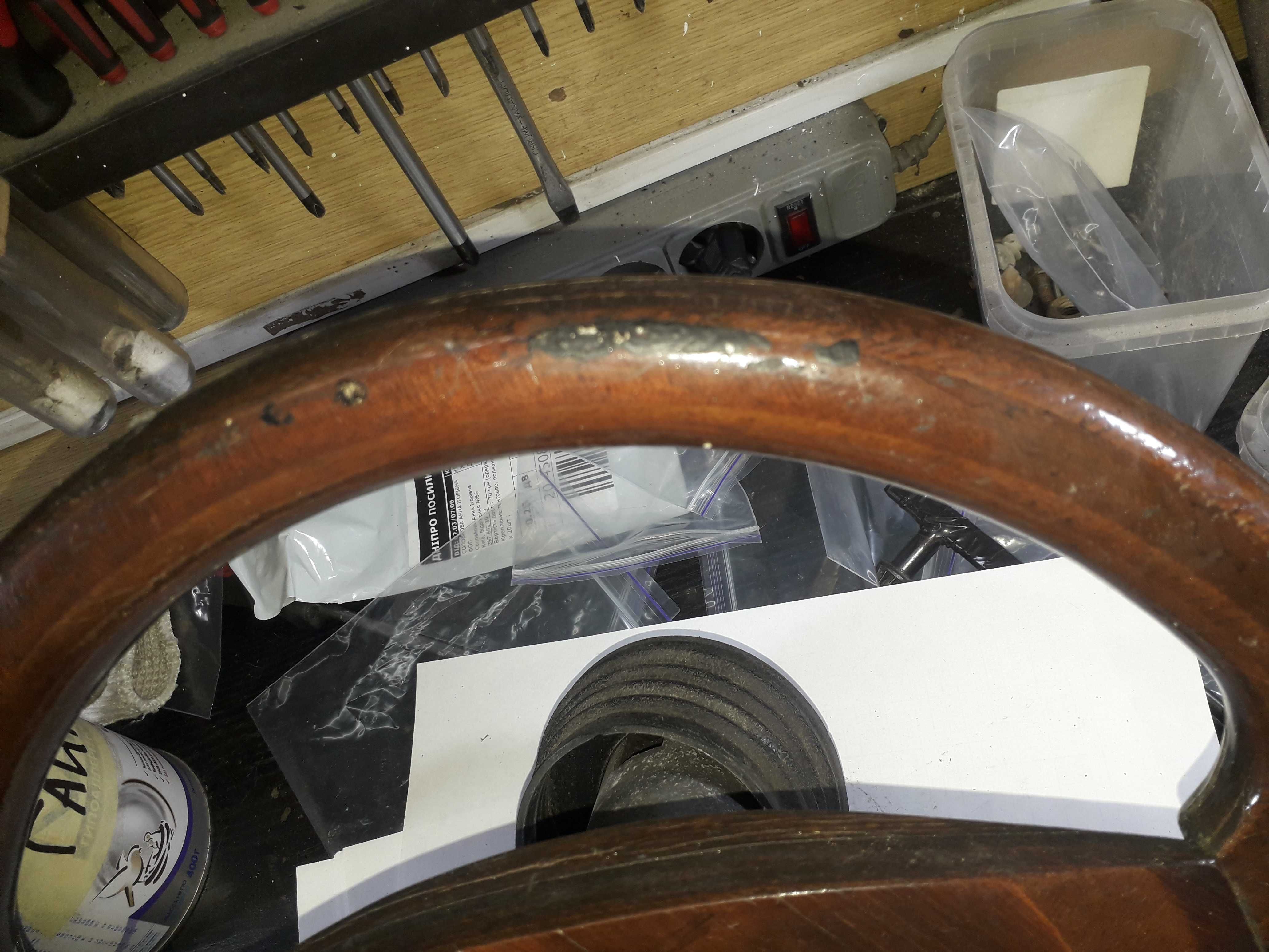 РУЛЬ (Рулевое колесо) из дерева ВАЗ 2109