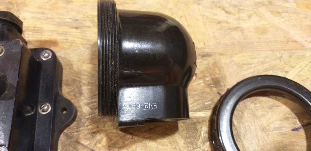 Lampa lampka bakelitowa włącznik reflektor szperacz  bakelit loft prl