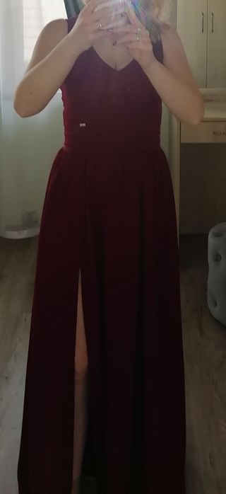 Sukienka wieczorowa długa, studniówka, karnawał