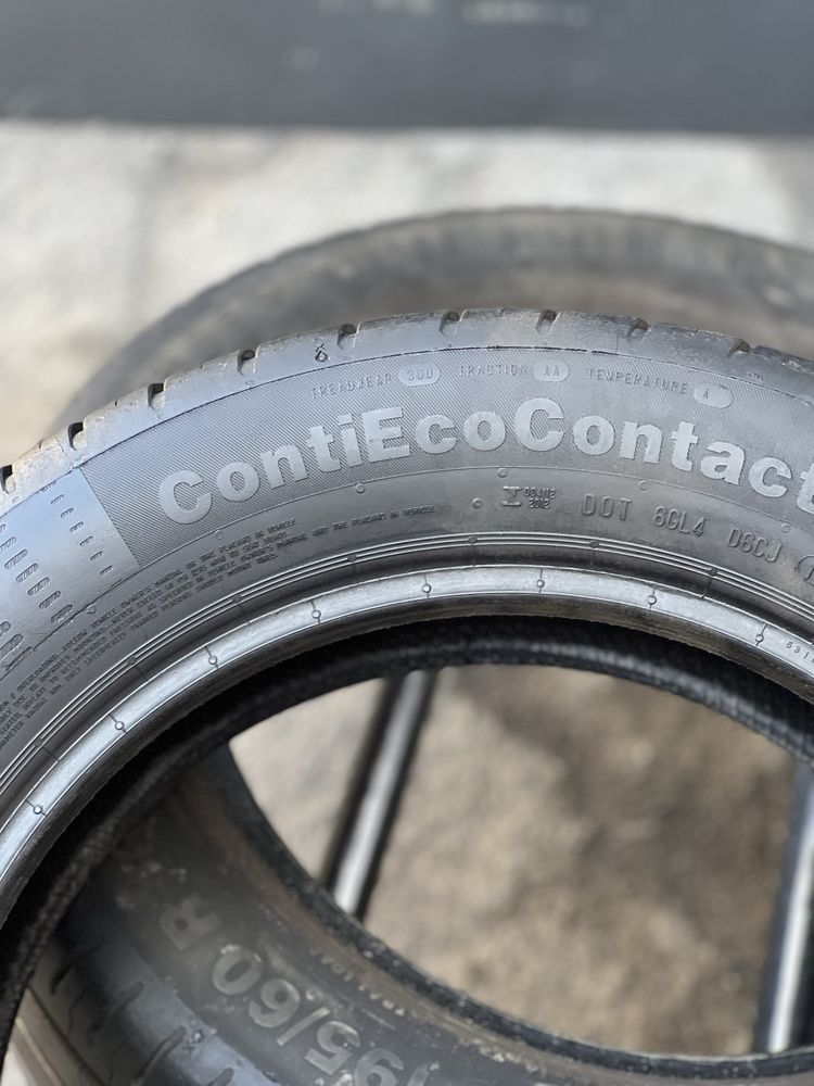 Топова шина‼️Continental EcoContact5 93H 195/60 r16 7.3мм 2022рік