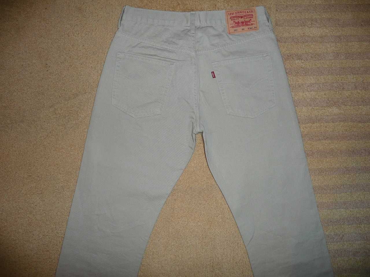 Spodnie dżinsy LEVIS 581 W30/L34=39,5/111cm jeansy