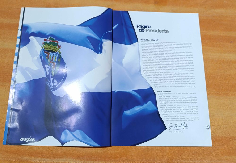 Revista Futebol Dragões Nº 265 de 2007 - Fucile - O Visionário