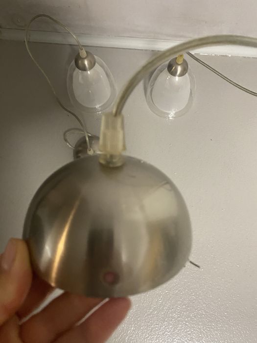 Lampa wisząca szklana, żyrandol