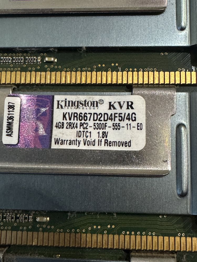 Оперативна памʼять Kingston 4GB DDR2 PC2-5300F