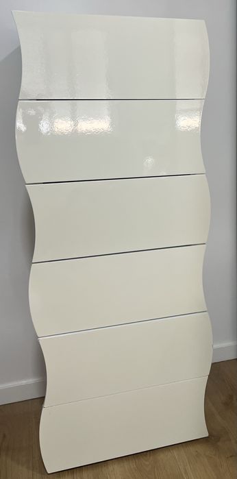 Móvel camiseiro branco com 6 gavetas
