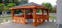 Altana altanka altanki altany ogrodowe na grubym balu