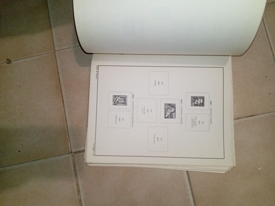 Selos álbum e folha album e dossier e não tem NR páginas certo