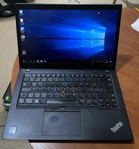 ноутбук ThinkPad T480S 14"/16GB RAM/180GB SSD/i7-8550! N1080