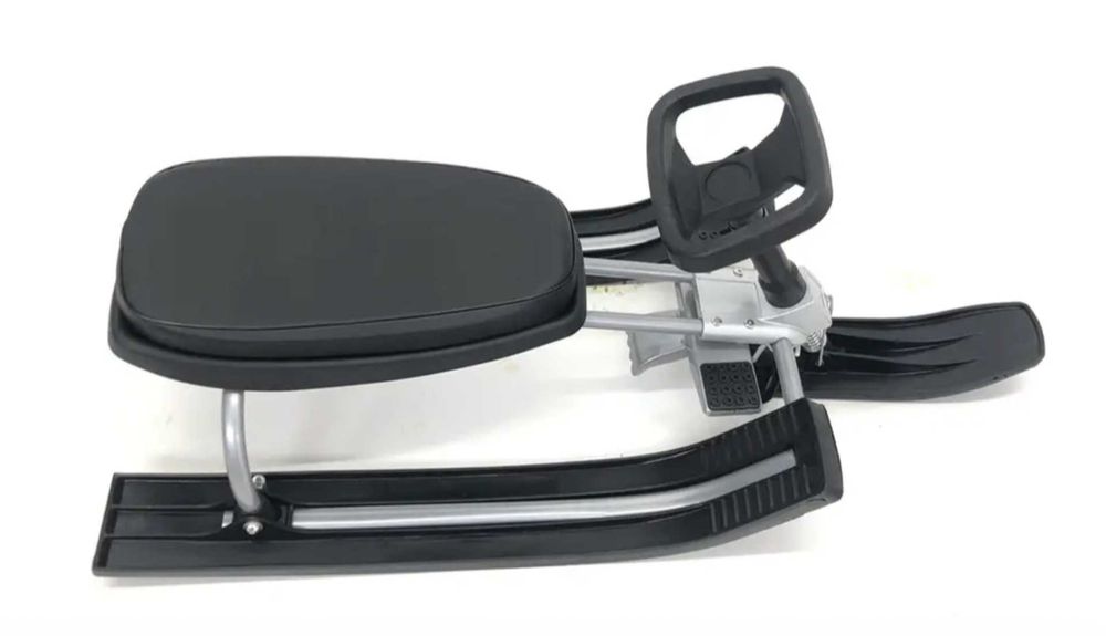 Дитячий снігокат Snow1 зі шнурком та амортизатором - Сірий