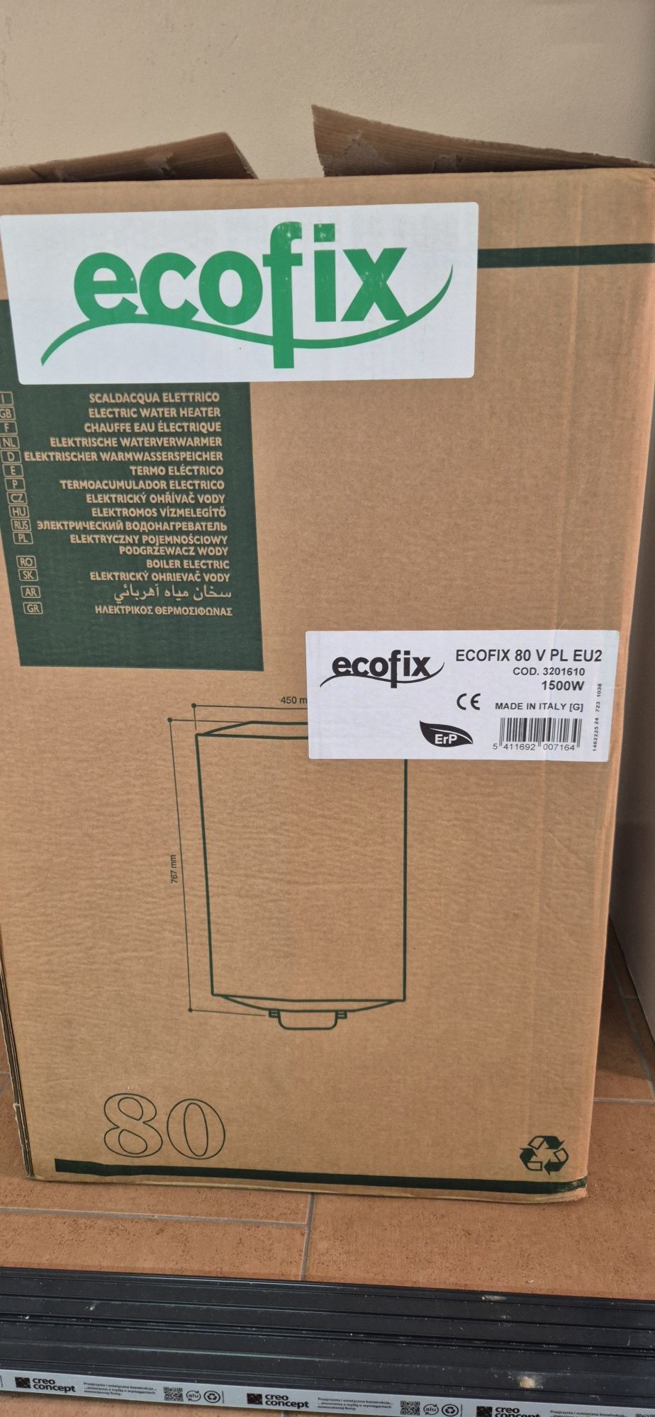 Podgrzewacz wody bojlera ecofix