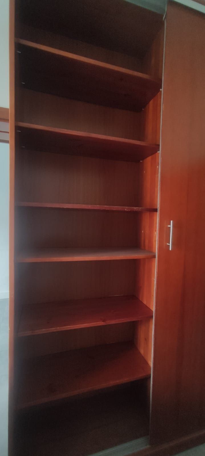 Szafa drewniana przesuwna dwudrzwiowa 160x251 lite drewno