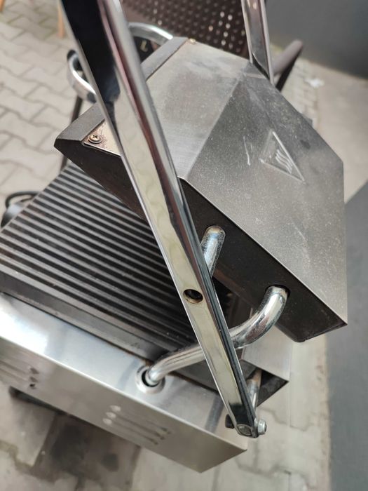 Grill kontaktowy - 2 x 1800 W ryflowany podgrzewacz do panini burgerów