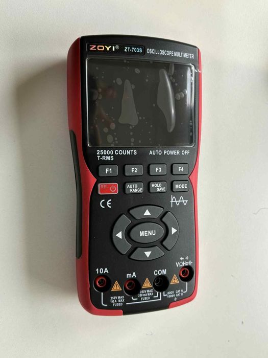 Oscyloskop cyfrowy + Multimetr TRMS + Generator sygnałowy (3 w 1)