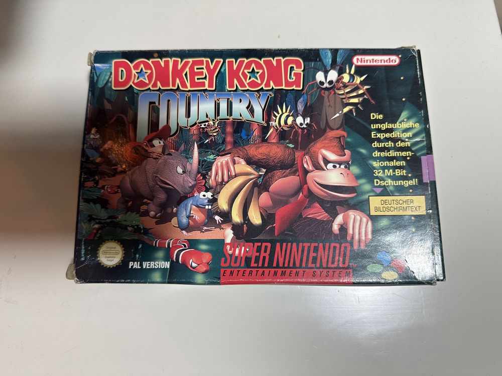 Donkey king country super nintendo SNES