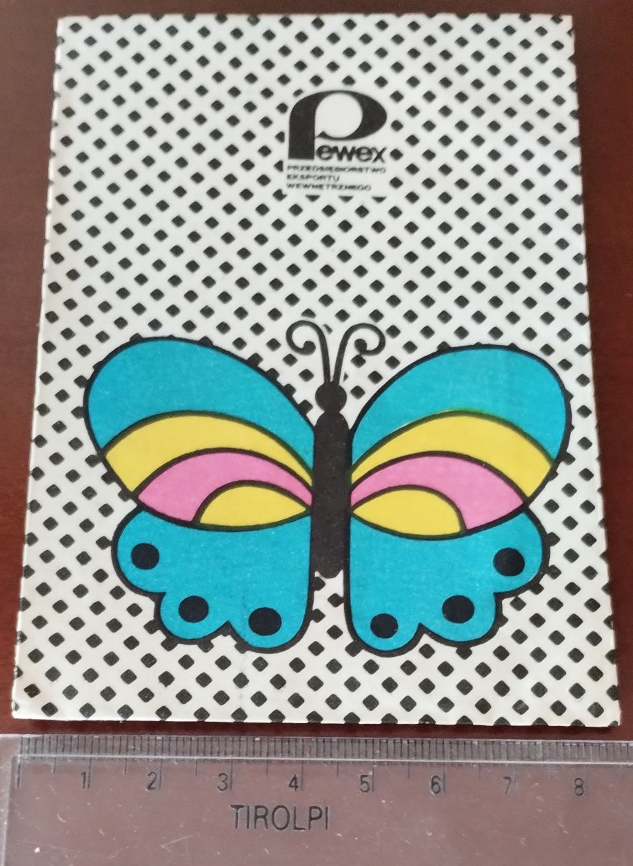 Koperta Pewex 8.5x12cm oryginalna pamiątka PRL oryginał nowa