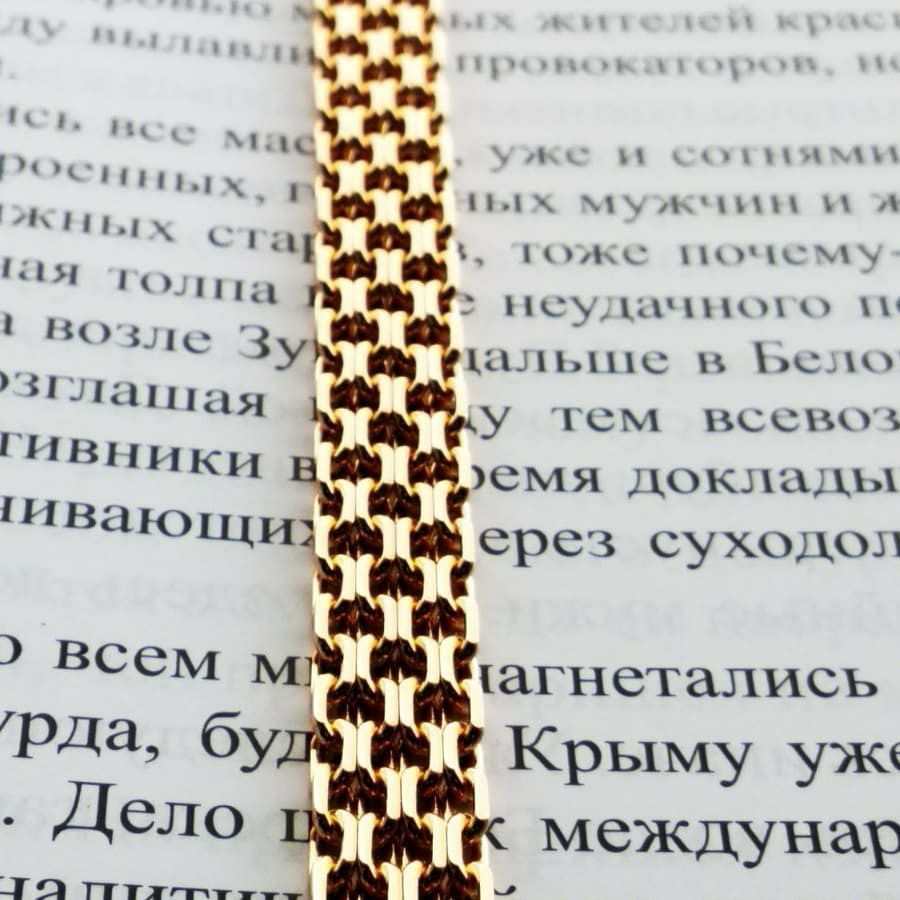 Якорная цепочка золото 585 пробы