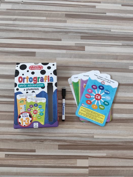 Karty edukacyjne z j.polskiego