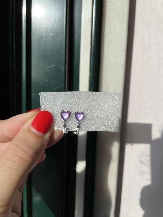 Brincos de íman - coração