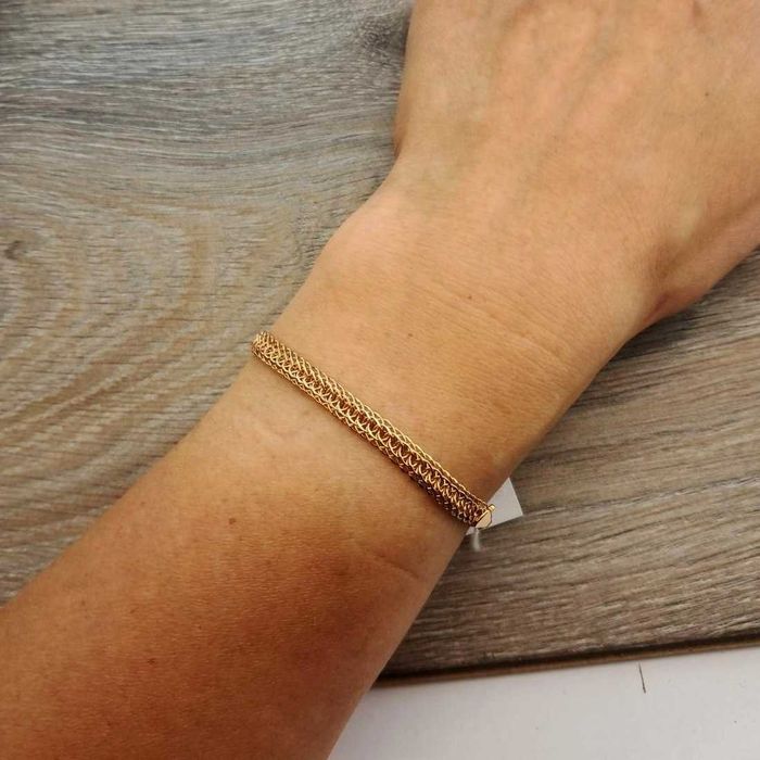 ‼Золотой браслет 4,43 гр, 19 см Золотий браслет Золото 585 проба