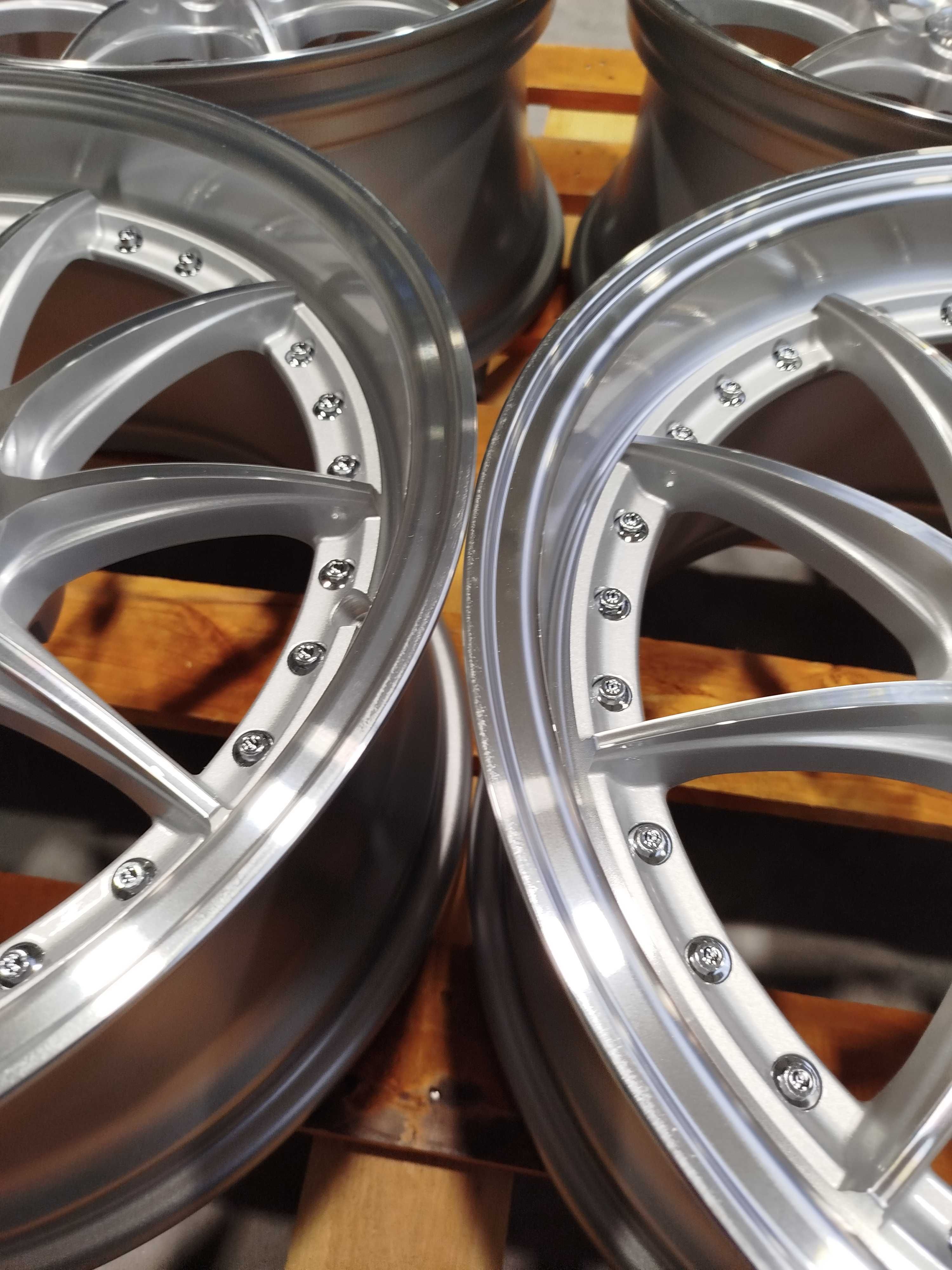 OUTLET! Felgi JR41 18x8,5 ET15-35 BLANK Silver Machined Face