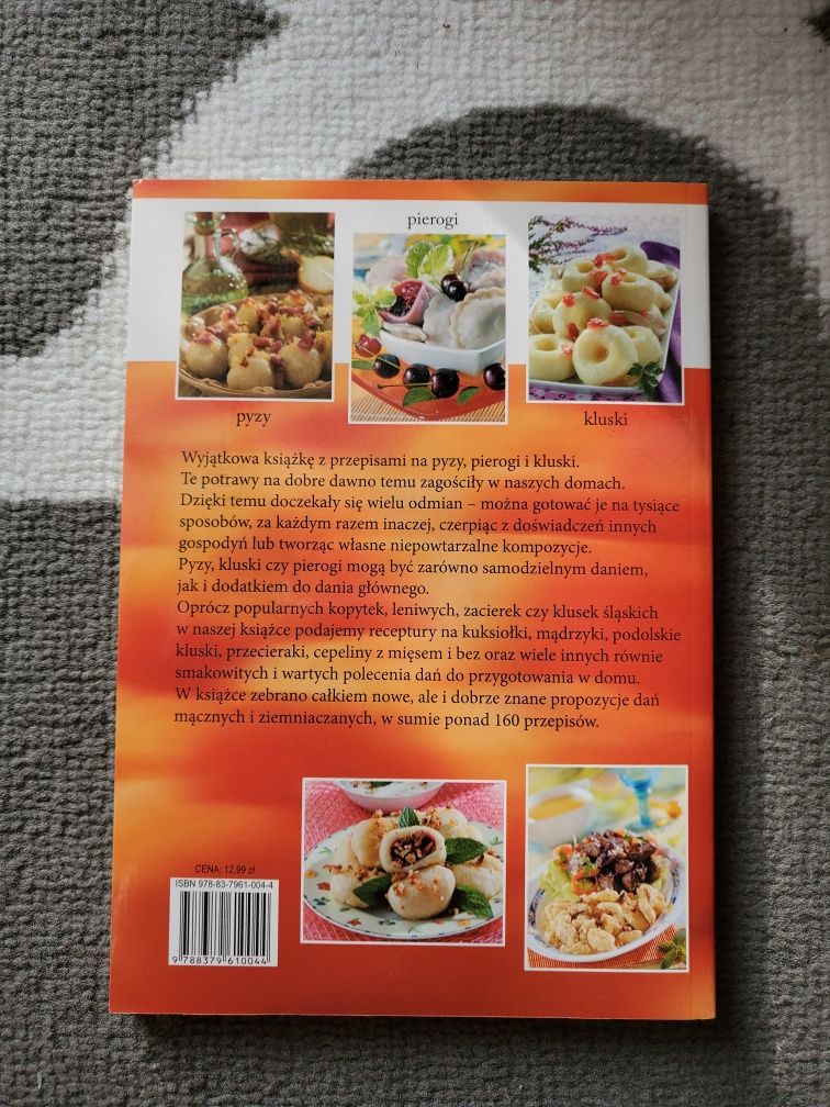 Książka przepisy pyzy pierogi kluski