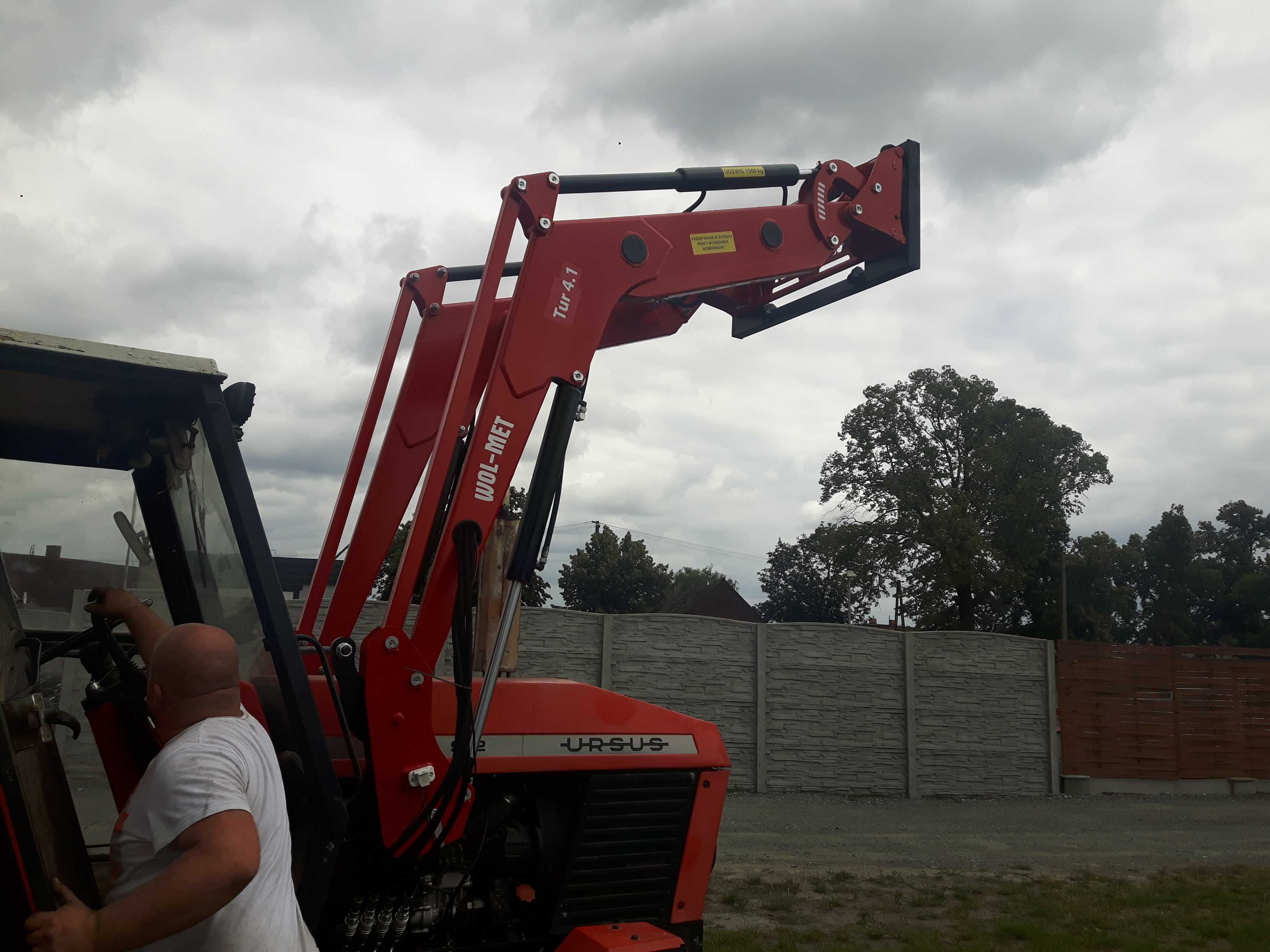 Ładowacz Tur 4 wolmet czołowy 1500kg transport gratis MTZ ZETOR PRONAR