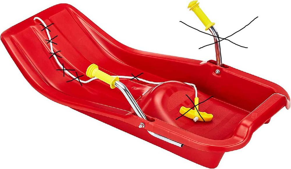 Rolly Toys 200276 - RollyJetstar sanki (sanki dziecięce