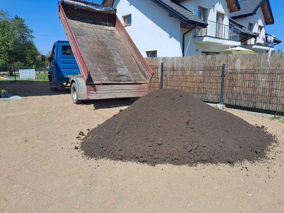 Ziemia ogrodowa siana, czarnoziem, humus, pod trawnik, pod warzywa