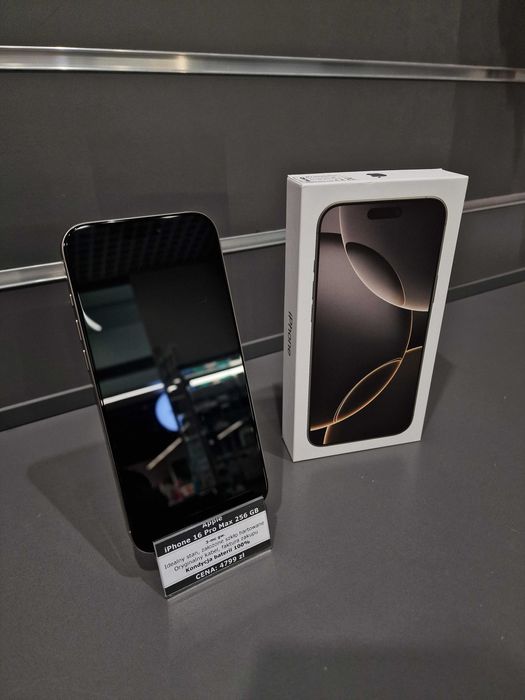 iPhone 16 Pro Max 256 GB Natural Titanium | Gwarancja | Sklep