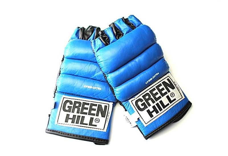 Rękawice przyrządowe bokserskie MMA chwytne GREEN HILL r. L