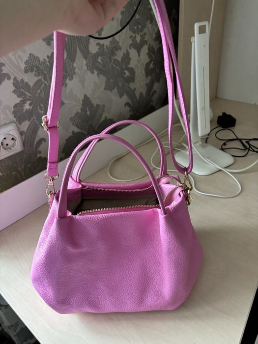 Шкіряна Сумка Зефірка