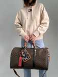 Сумка дорожня велика чоловіча жіноча Louis Vuitton Keepall Bandouliere