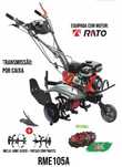 RME105A Moto-enxada 3velocidades 212cm3 7Cv Nova