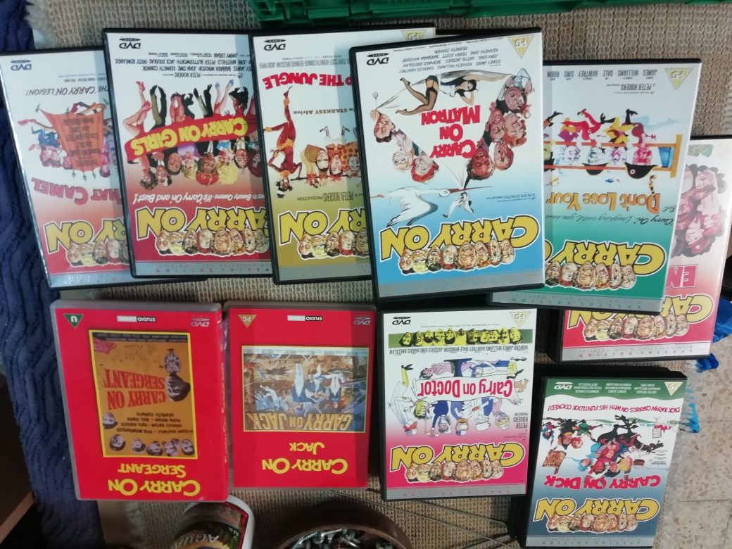 Lote 20 DVD série carry on