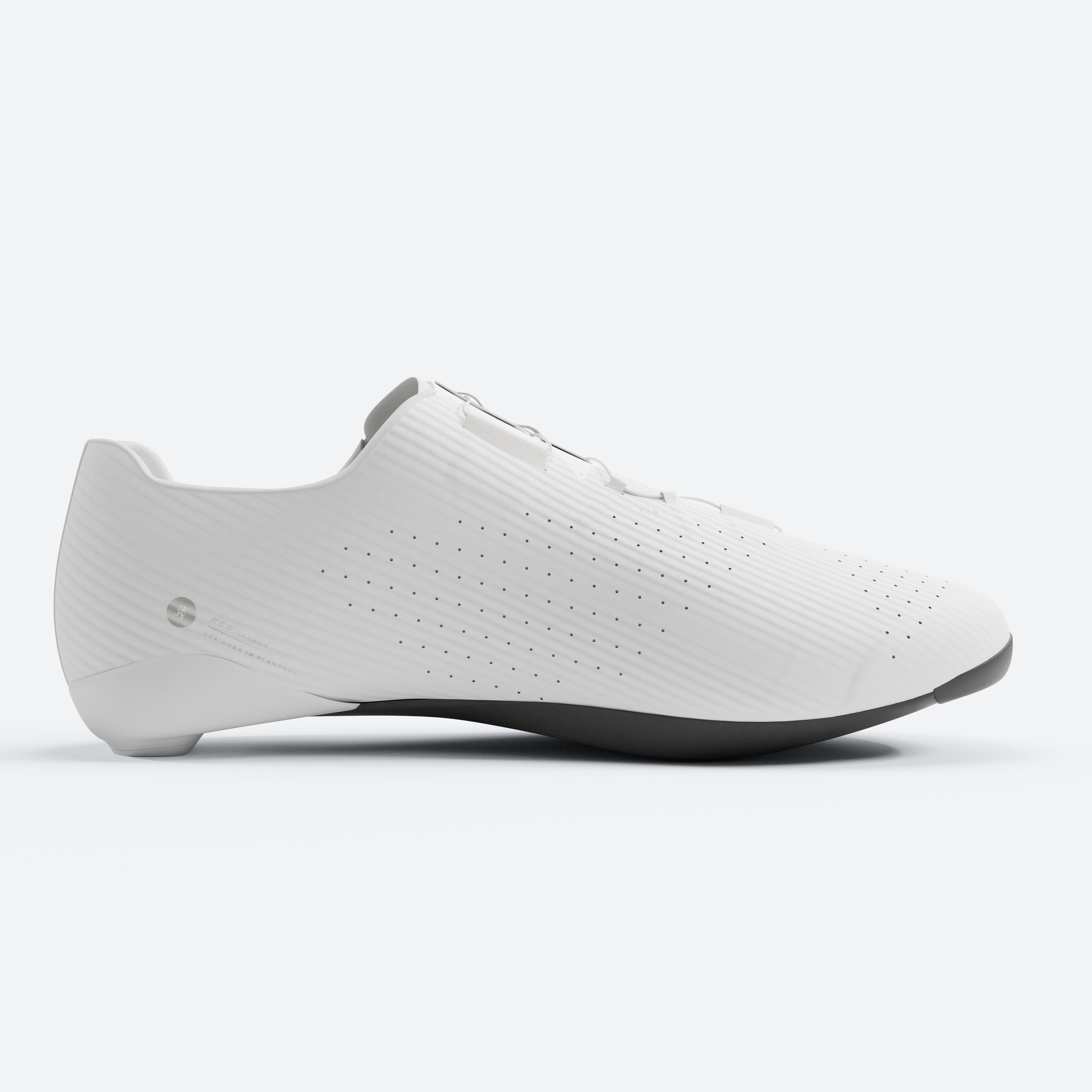 Calçado de Ciclismo de Estrada Van Rysel RCR Branco