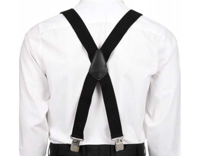 Мужские подтяжки широкие Paolo Udini / чоловічі посилені підтяжки