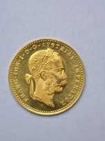 Dukat 1915 Austria 3.49 g złota 986 próba moneta na komunie piękna