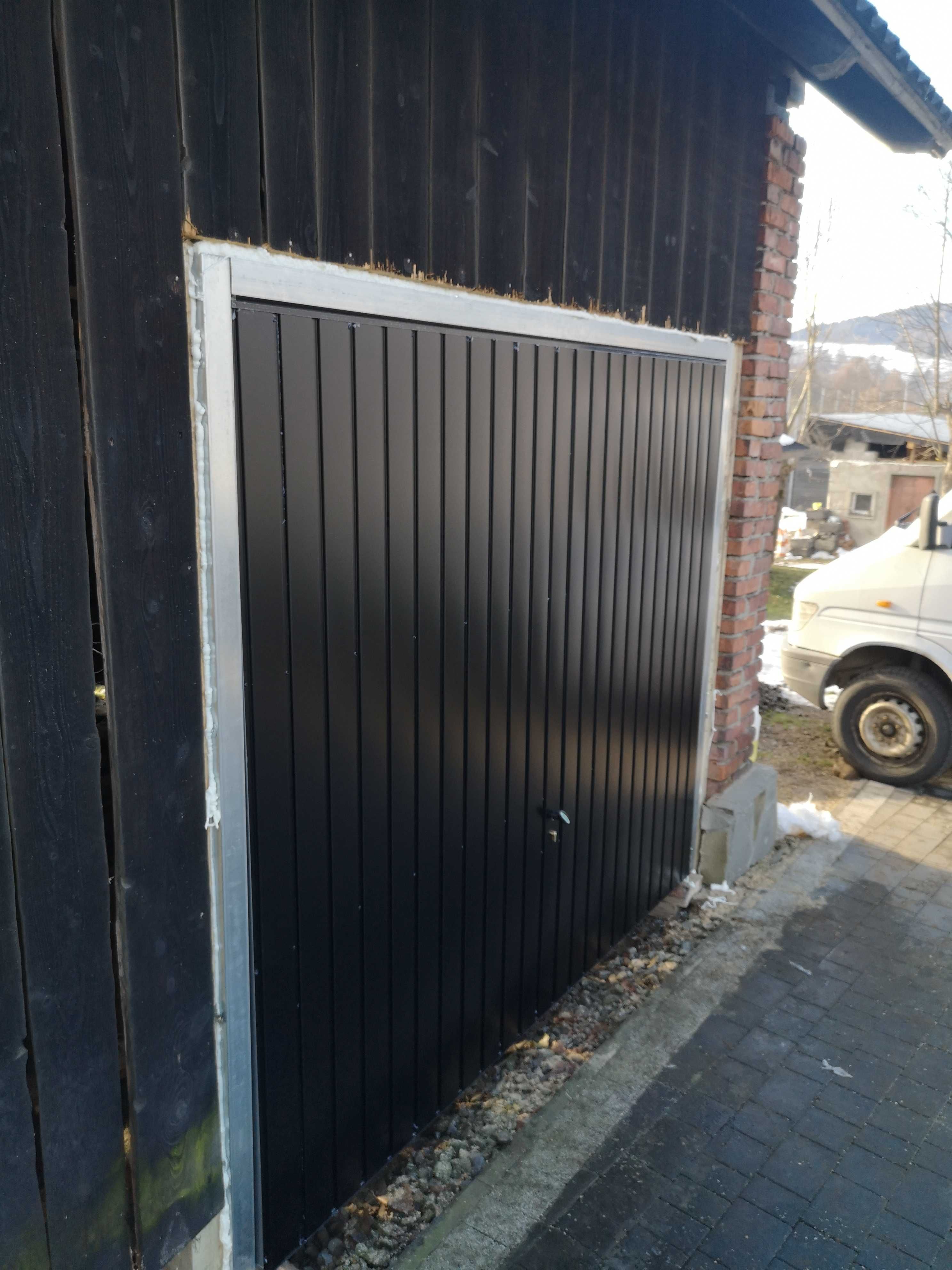 Brama uchylna 3000x2100 antracyt brąz grafit garażowa uchył