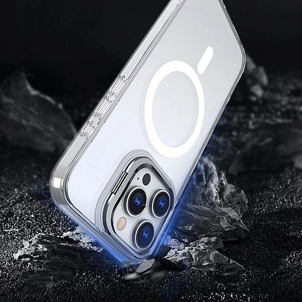 Etui Tech-Protect MagStand MagSafe na iPhone 16 Pro Max - przezroczyst