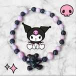 Bransoletka kuromi sanrio my melody goth y2k opium drill hello kitty