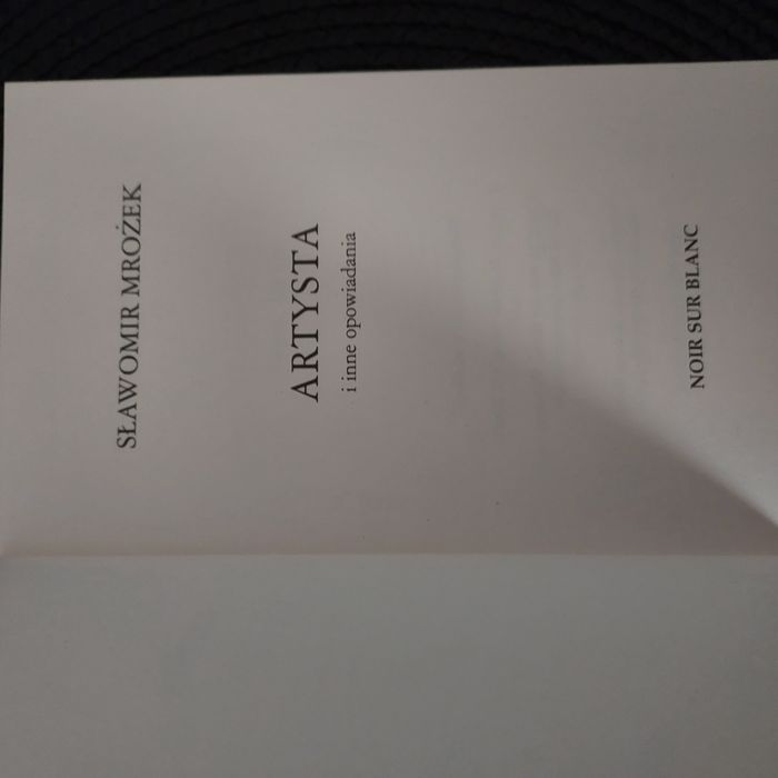 Artysta i inne opowiadania - Sławomir Mrożek :)