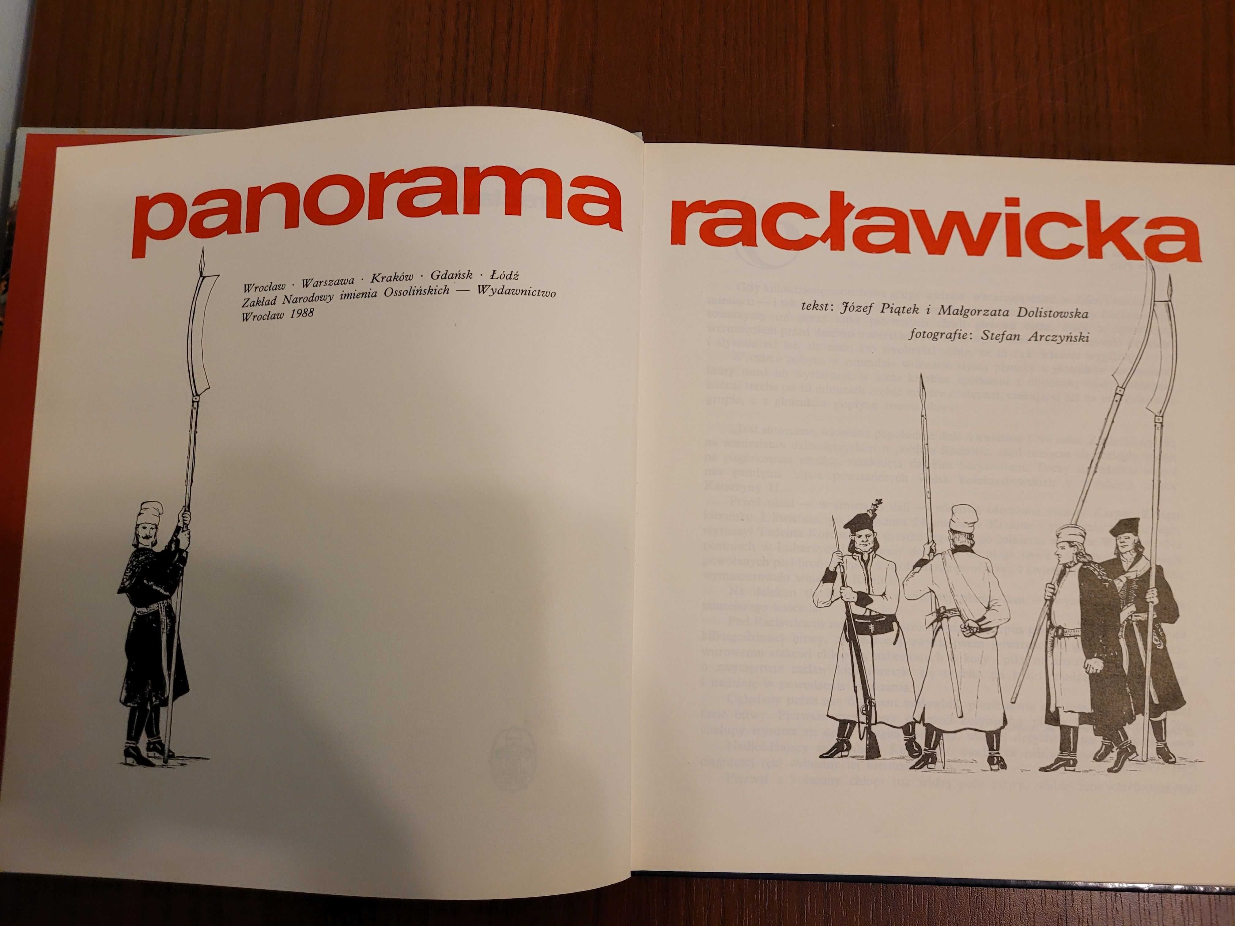 Książka Panorama Racławicka Ossolineum Wrocław 1988