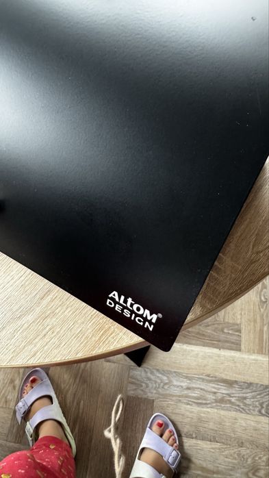 chlebak bambusowy z metalową pokrywą altom design czarny